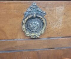 Pārdodu klasisku itāļu spoguļkumodi ar Portoro marmoru - 6