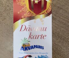Pārdodu biļeti uz Līvu Akvaparku uz visu dienu