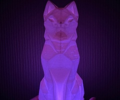 3D printēta kaķa lampa