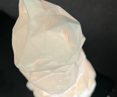 3D printēta kaķa lampa